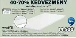 JYSK WELLPUR FRYA szürke fekvőbetét ajánlat