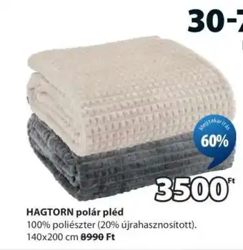 JYSK HAGTORN polár pléd ajánlat