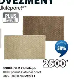 JYSK BORGHOLM kádkilépő ajánlat