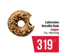 Coop Lalorraine Nutzilla fánk ajánlat