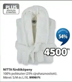 JYSK NITTA fürdőköpeny ajánlat