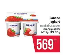 Coop Danone joghurt mini abc szuper ajánlat