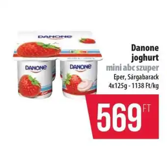 Coop Danone joghurt mini abc szuper ajánlat