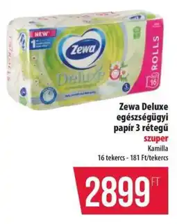 Coop Zewa Deluxe egészségügyi papír 3 rétegű ajánlat