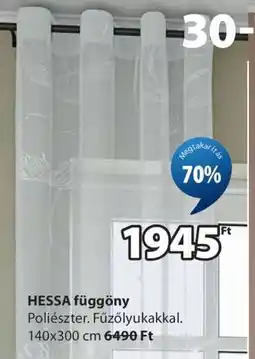 JYSK HESSA függöny ajánlat