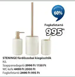 JYSK STENINGE fürdőszobai kiegészítők - Fogkefetartó ajánlat