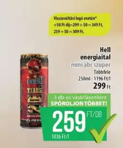 Coop Hell energiaital mini abcszuper ajánlat