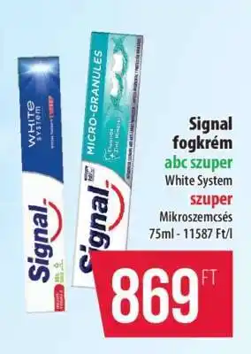 Coop Signal fogkrém ajánlat
