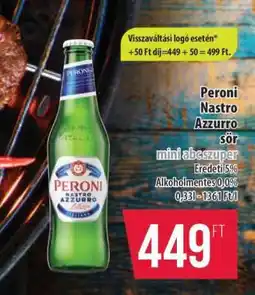 Coop Peroni Nastro Azzurro sör ajánlat