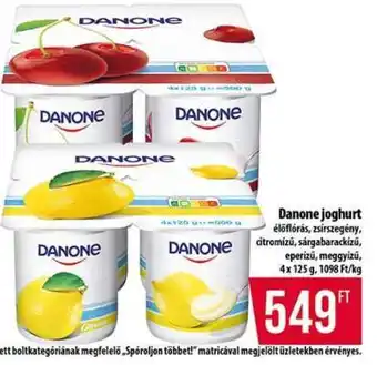 Coop DANONE JOGHURT ajánlat
