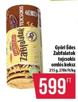 Coop Győri Édes Zabfalatok tejcsokis omlós keksz ajánlat