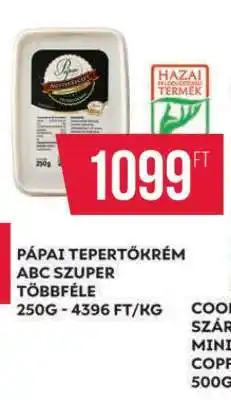 Coop Pápai Tepertőkrém ABC Szuper Többféle ajánlat