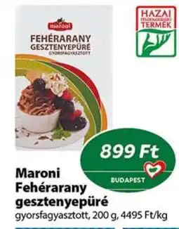 Coop Maroni Fehérarany gesztenyepüré ajánlat