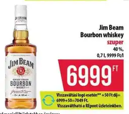 Coop JIM BEAM Bourbon whiskey ajánlat