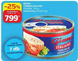 Auchan GIANA TONHALSALÁTA ajánlat