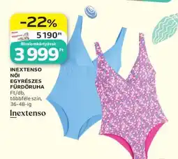 Auchan INEXTENSO NŐI EGYRÉSZES FÜRDŐRUHA ajánlat