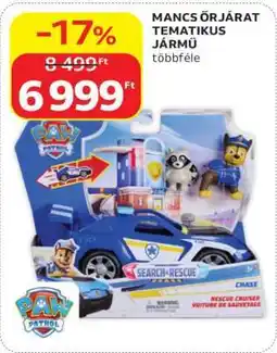 Auchan MANCS ŐRJÁRAT TEMATIKUS JÁRMŰ ajánlat