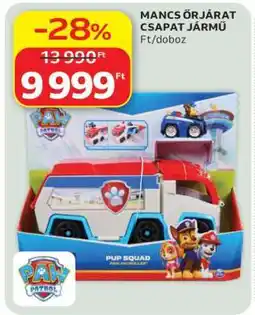 Auchan MANCS ŐRJÁRAT CSAPAT JÁRMŰ ajánlat