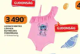Auchan LICENCE MINTÁS LÁNYKA EGÉSZES FÜRDŐRUHA ajánlat