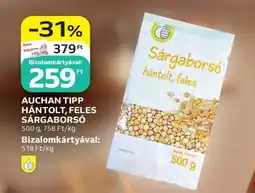Auchan Auchan Tipp Hántolt, Feles Sárgaborsó ajánlat