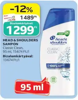 Auchan HEAD & SHOULDERS Sampon ajánlat