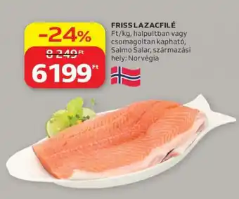 Friss lazacfilé