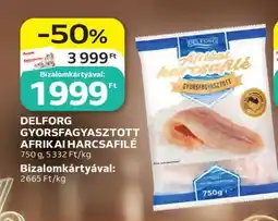 Auchan Delforg gyorsfagyasztott afrikai harcsafilé ajánlat