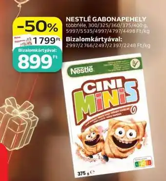 Auchan NESTLÉ Gabonapehely ajánlat