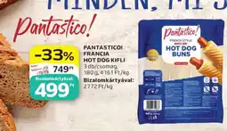 Auchan PANTASTICO! FRANCIA HOT DOG KIFLI ajánlat