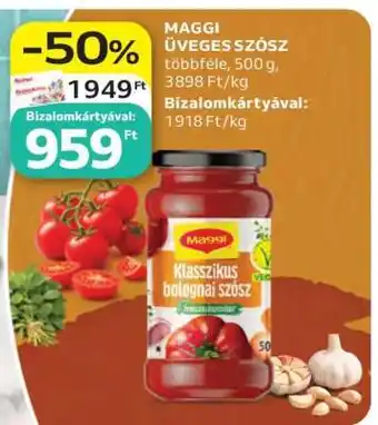 Auchan Maggi üveges szósz ajánlat