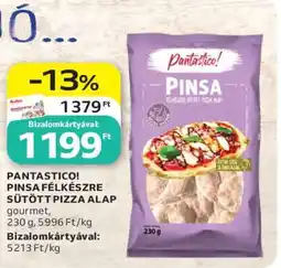 Auchan PANTASTICO! PINSA FÉLKÉSZRE SÜTÖTT PIZZA ALAP ajánlat