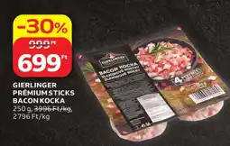 Auchan GIERLINGER PREMIUM STICKS BACON KOCKA ajánlat