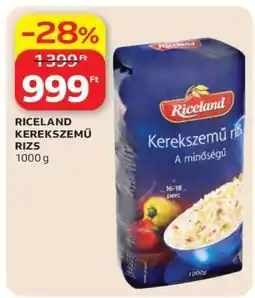 Auchan RICELAND KEREKSZEMŰ RIZS ajánlat