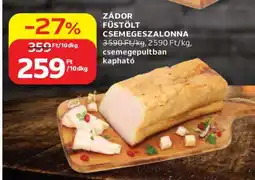 Auchan Zádor Füstölt Csemegeszalonna ajánlat