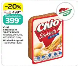Auchan CHIO Stickletti vagy Kréker ajánlat