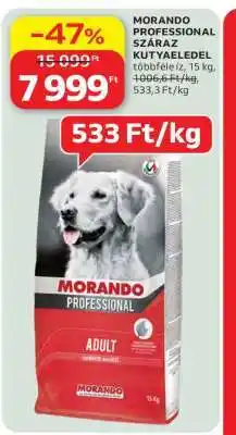 Auchan MORANDO PROFESSIONAL SZÁRAZ KUTYAELEDEL ajánlat