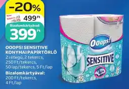 Auchan Ooops! Sensitive Konyhai Papírtörlő ajánlat