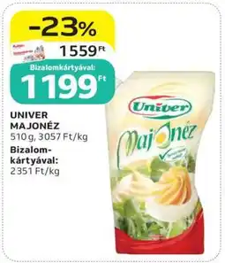 Auchan UNIVER﻿﻿ Majonéz ajánlat