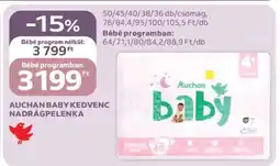 Auchan Auchan Baby Kedvenc Nadrágpelenka ajánlat