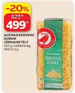 Auchan AUCHAN KEDVENC DURUM CÉRNAMETÉLT ajánlat