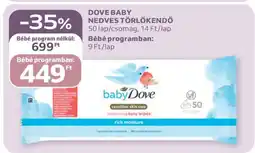 Auchan DOVE BABY NEDVES TÖRLŐKENDŐ ajánlat