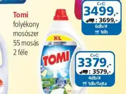 ÁRKLUB Tomi folyékony mosószer 55 mosás ajánlat