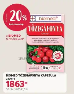 Rossmann Biomed tőzegáfonya kapszula ajánlat