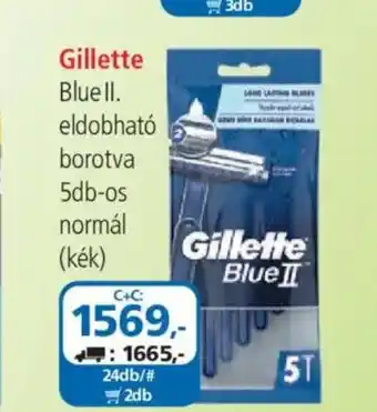 ÁRKLUB Gillette Blue II eldobható borotva ajánlat