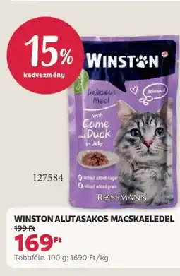 Rossmann Winston alutasakos macskaeledel ajánlat