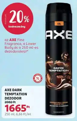 Rossmann Axe Dark Temptation dezodor ajánlat