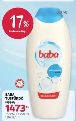 Rossmann Baba tusfürdő ajánlat
