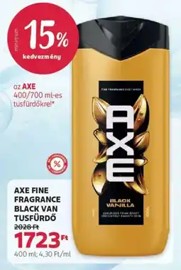 Rossmann Axe Fine Fragrance Black Van tusfürdő ajánlat