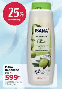 Rossmann Isana habfürdő ajánlat