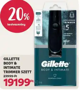 Rossmann Gillette Body & Intimate trimmer szett ajánlat